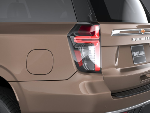Chevrolet Suburban High Country 2021 Modelo 3D