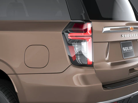 Chevrolet Suburban High Country 2021 3D Model