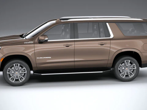 Chevrolet Suburban High Country 2021 3D Model