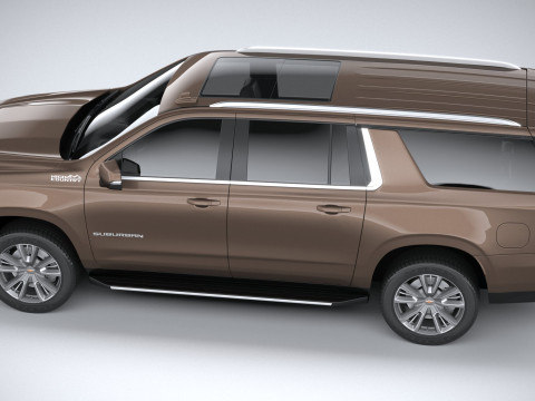 Chevrolet Suburban High Country 2021 Modelo 3D