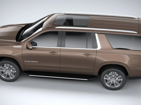 Chevrolet Suburban High Country 2021 3D Model