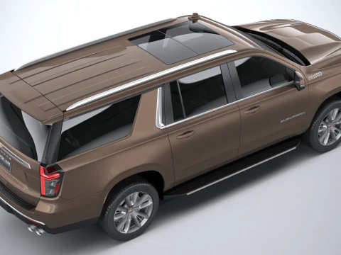 Chevrolet Suburban High Country 2021 3D Model