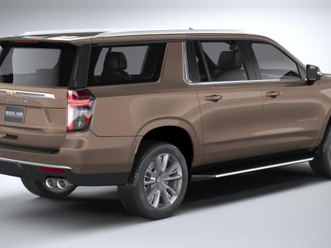 Chevrolet Suburban High Country 2021 Modelo 3D