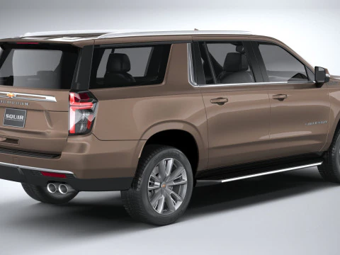 Chevrolet Suburban High Country 2021 3D Model