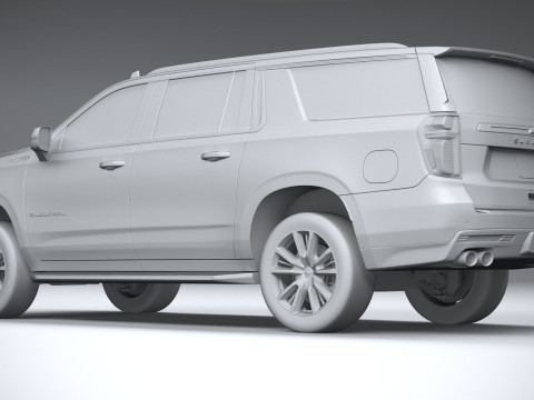 Chevrolet Suburban High Country 2021 Modelo 3D