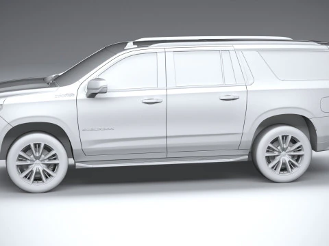 Chevrolet Suburban High Country 2021 3D Model