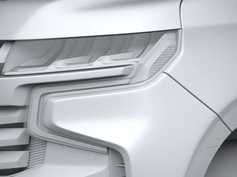Chevrolet Suburban High Country 2021 3D Model