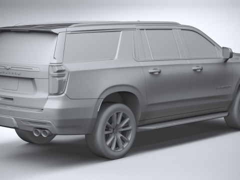 Chevrolet Suburban High Country 2021 Modelo 3D