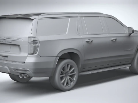 Chevrolet Suburban High Country 2021 3D Model