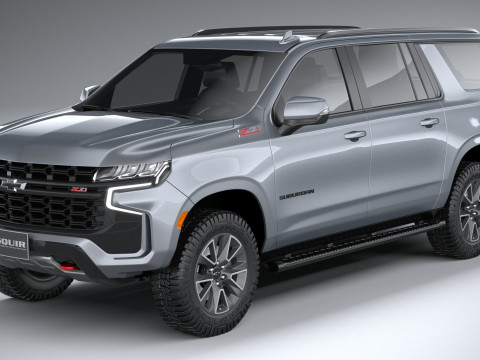 Chevrolet Suburban Z71 2021 3D Model