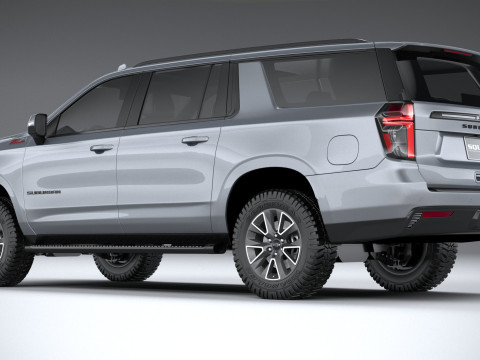 Chevrolet Suburban Z71 2021 3D Model
