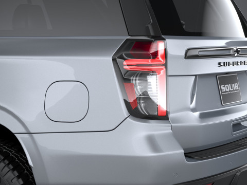 Chevrolet Suburban Z71 2021 3D Model