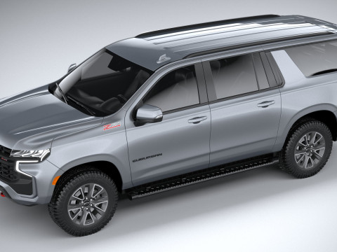 Chevrolet Suburban Z71 2021 3D Model