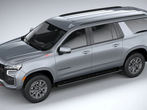 Chevrolet Suburban Z71 2021 3D Model