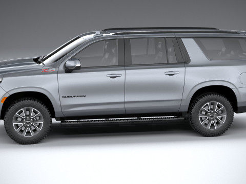 Chevrolet Suburban Z71 2021 3D Model