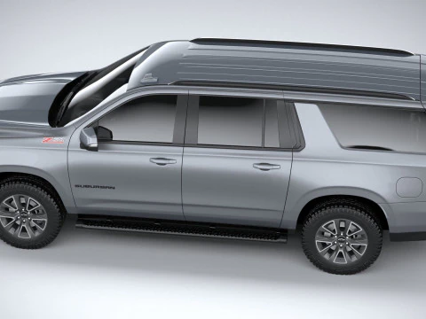 Chevrolet Suburban Z71 2021 3D Model