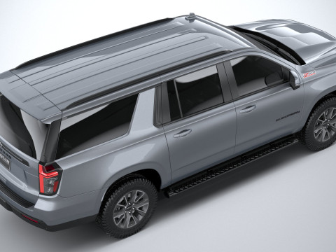 Chevrolet Suburban Z71 2021 3D Model
