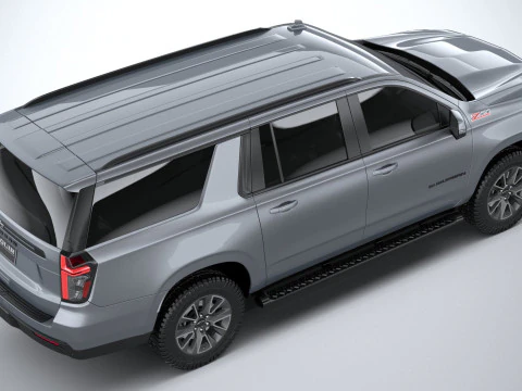 Chevrolet Suburban Z71 2021 3D Model