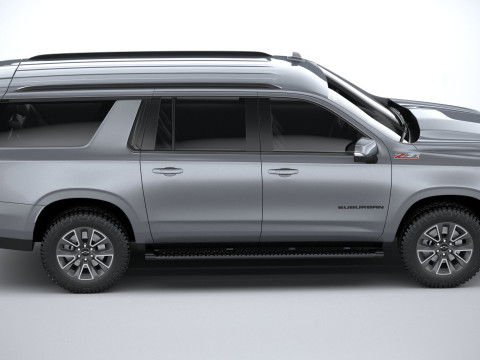 Chevrolet Suburban Z71 2021 3D Model