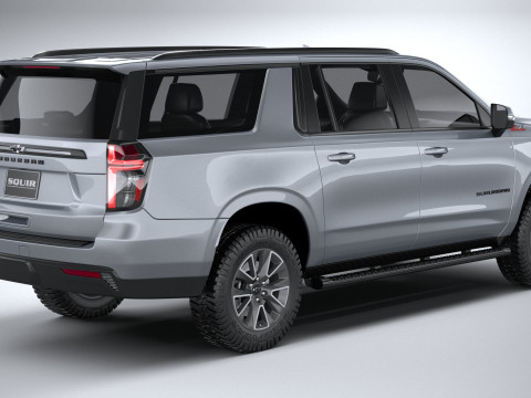 Chevrolet Suburban Z71 2021 3D Model