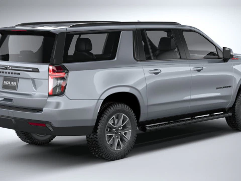 Chevrolet Suburban Z71 2021 3D Model