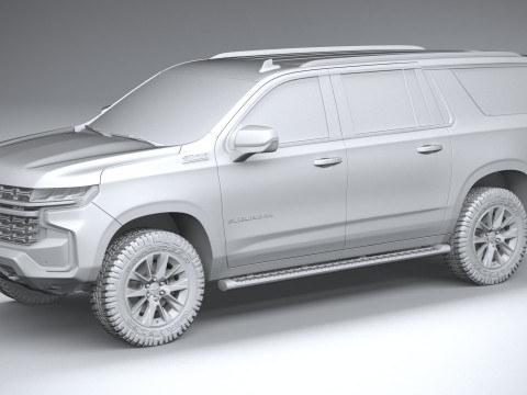 Chevrolet Suburban Z71 2021 3D Model