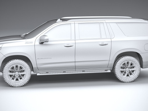 Chevrolet Suburban Z71 2021 3D Model
