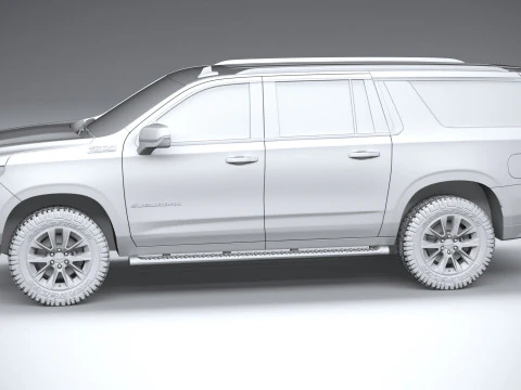 Chevrolet Suburban Z71 2021 3D Model