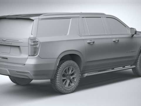 Chevrolet Suburban Z71 2021 3D Model
