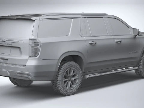 Chevrolet Suburban Z71 2021 3D Model