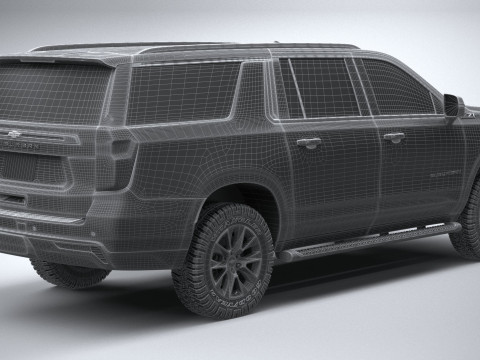 Chevrolet Suburban Z71 2021 3D Model