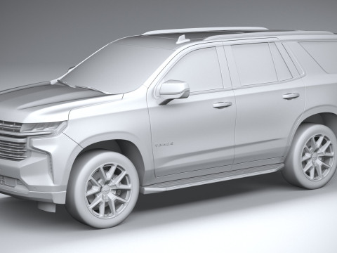 Chevrolet Tahoe RST 2021 3D 模型