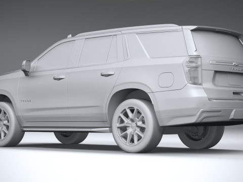 Chevrolet Tahoe RST 2021 3D 模型