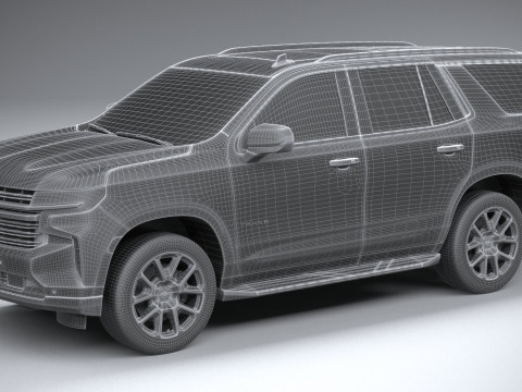 Chevrolet Tahoe RST 2021 3D 模型
