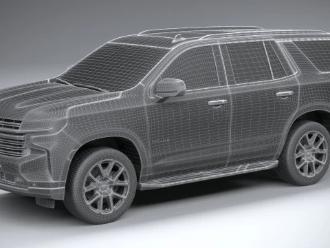 Chevrolet Tahoe RST 2021 3D Model