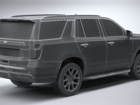Chevrolet Tahoe RST 2021 3D 模型