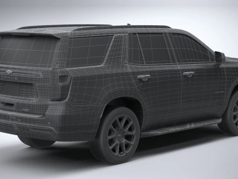 Chevrolet Tahoe RST 2021 3D Model