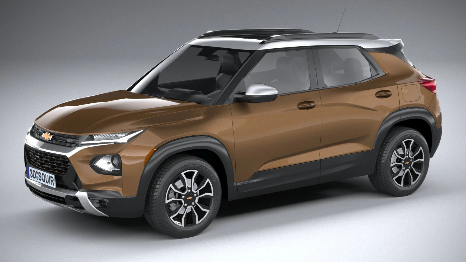 Chevrolet Trailblazer Active 2021 3D Model .c4d .max .obj .3ds .fbx .stl .blend