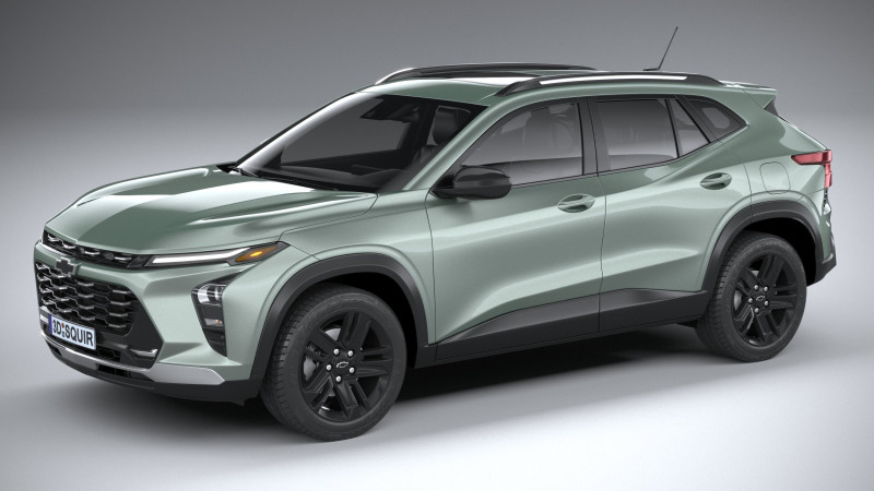 Chevrolet Trax Activ 2024 3D 모델 .c4d .max .obj .3ds .fbx .stl .blend