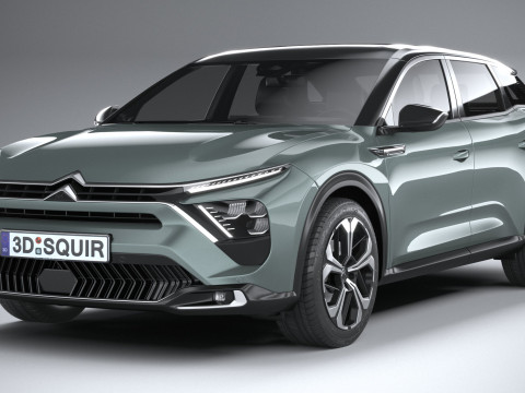 Citroen C5 X 2022 Model 3D