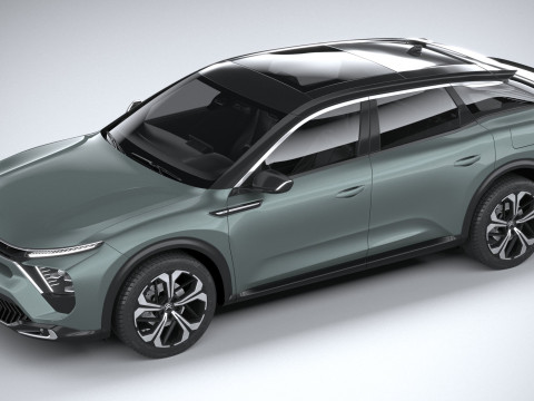 Citroen C5 X 2022 Model 3D