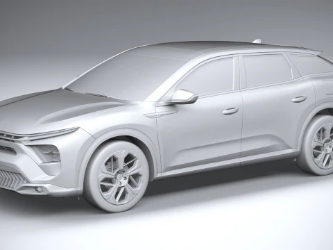 Citroen C5 X 2022 3D Model