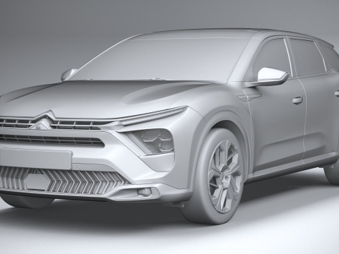 Citroen C5 X 2022 Model 3D