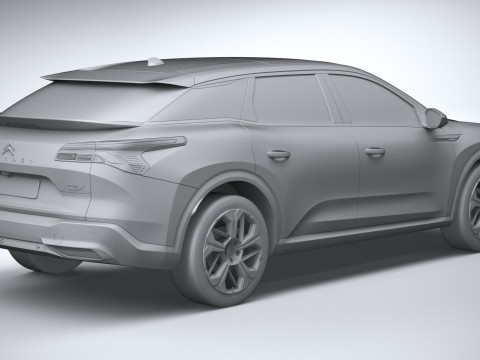 Citroen C5 X 2022 Model 3D