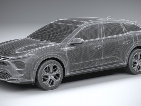 Citroen C5 X 2022 Model 3D