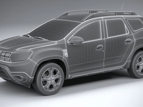 Dacia Duster 2022 3D Model