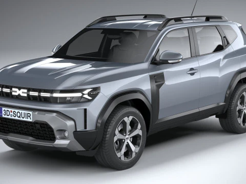 Dacia Duster 2024 3D Model