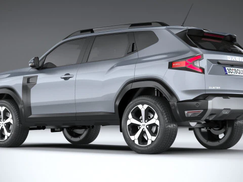 Dacia Duster 2024 3D Model