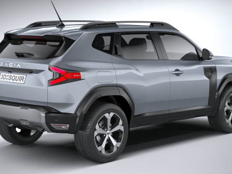Dacia Duster 2024 3D Модель