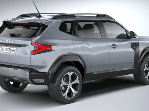 Dacia Duster 2024 3D Model